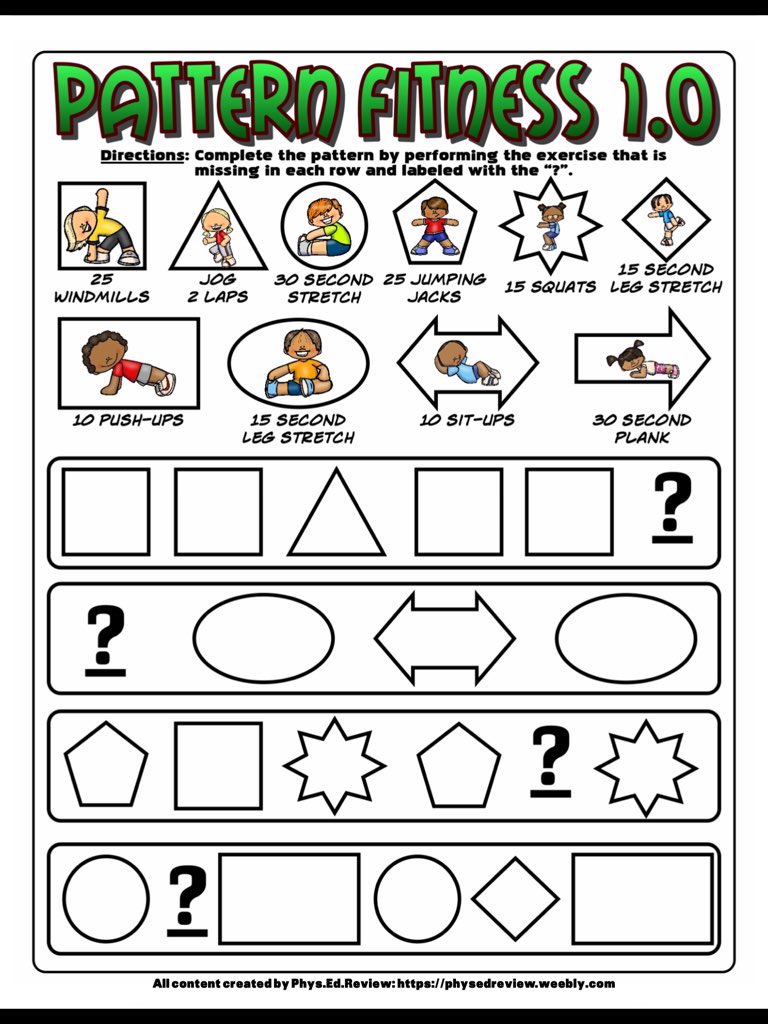 JennieLGraves's tweet photo. Today’s fitness challenge for all my students, parents and friends. #GravesPEJourney @eatmovegrowLA @LAFitKids @SSWorldwide @pecentral https://t.co/EiSTTKKCtZ