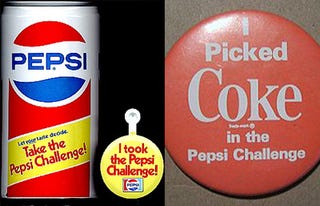 5. Coca-cola vs Pepsi.These two have been at it since the beginning of time.Esau and Jacob