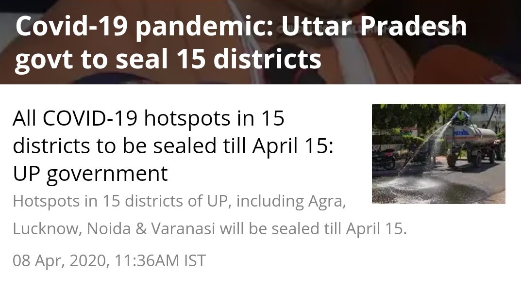 RMKHAN07's tweet photo. After Up Govt. Decided to sealed down the 15 districts, panic started among ppl..cheos n rushh for daily needs.#noidasec62 https://t.co/wwYFm6uxqS