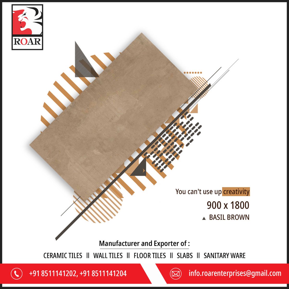 RSanitaryware's tweet photo. #ROAR #VitrifiedTiles #PorcelainTiles #porcelain #CounterTops #Marble #ceramic #Slabs #Porcelain #tile #Facade #tiles #HomeDecor #1600x3200mm #800x1600mm #1200x2400mm #800x2400mm #600x600mm #1200x1200mm #900x1800mm #600x1200mm #1200x2600mm Website - https://t.co/fax5rmVW5x https://t.co/GYBKmMdhEb
