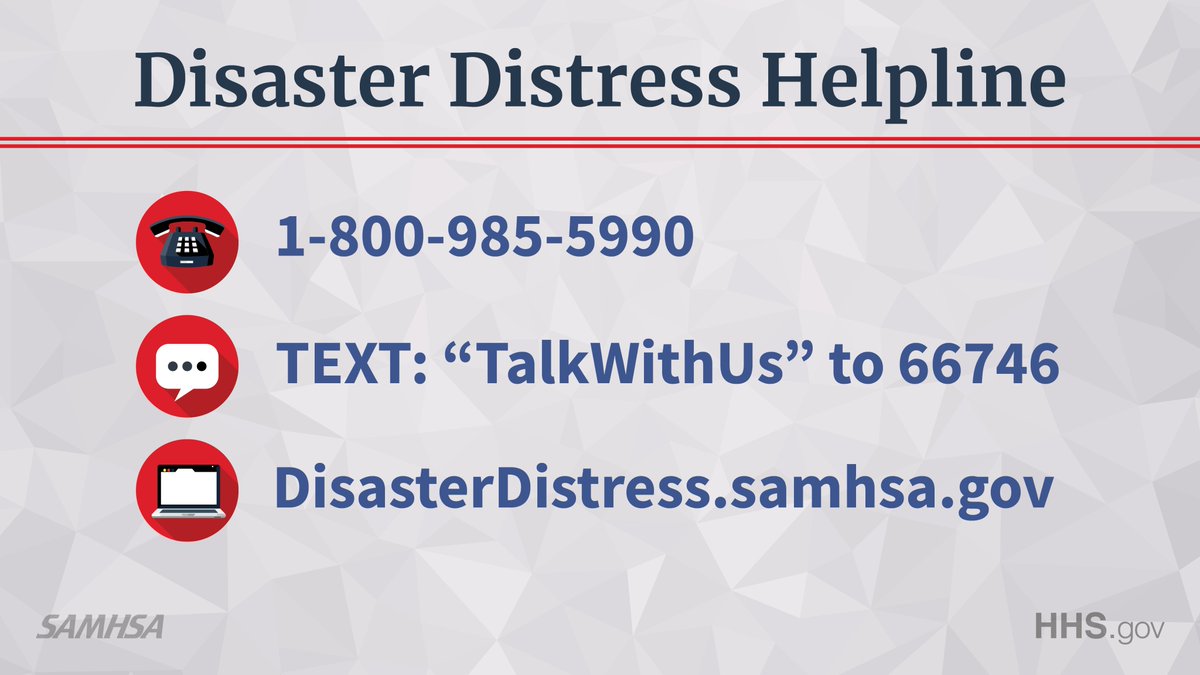 The <a href="/distressline/">Disaster Distress Helpline</a> can provide immediate counseling to anyone who needs help in coping with the mental or emotional effects caused by the #CoronavirusPandemic 

 ☎️ 1-800-985-5990
 📲 Text "TalkWithUs" to 66746

#COVID19