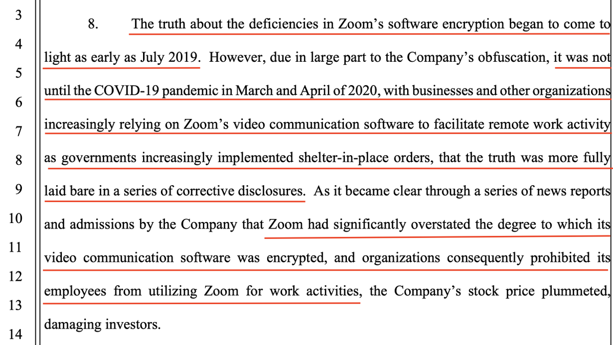 Interesting. The allegations are that Zoom's encryption "problems" were known almost a year ago...but are just emerging now. A lot.