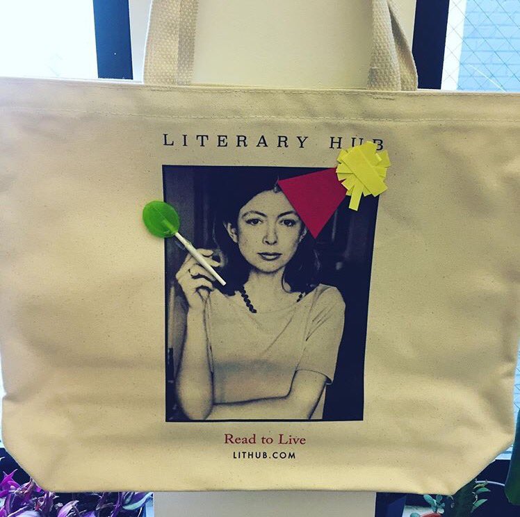 lithub's tweet photo. Hey, it's our 5th birthday. https://t.co/rGAW5Li9oF