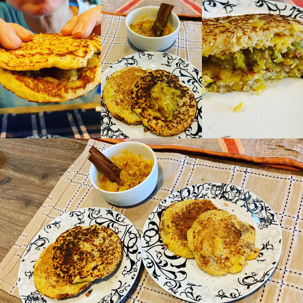 ei_sun_oh's tweet photo. #homemade #breakfastofchampions π by @tressieyap during #malaysialockdown π²πΎπ· #pumpkin π #handground πͺπΌ #cinnamon #wholemeal #pancakes π₯ w/ #pumpkin π #honey π― #chutney π₯£ https://t.co/vW43kQKeQk