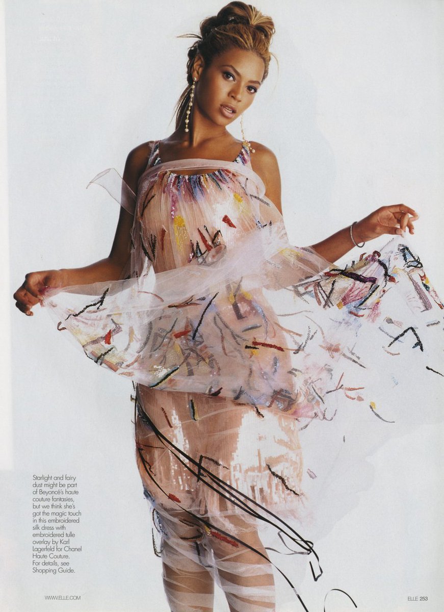 Beyoncé for Elle Magazine, 2003