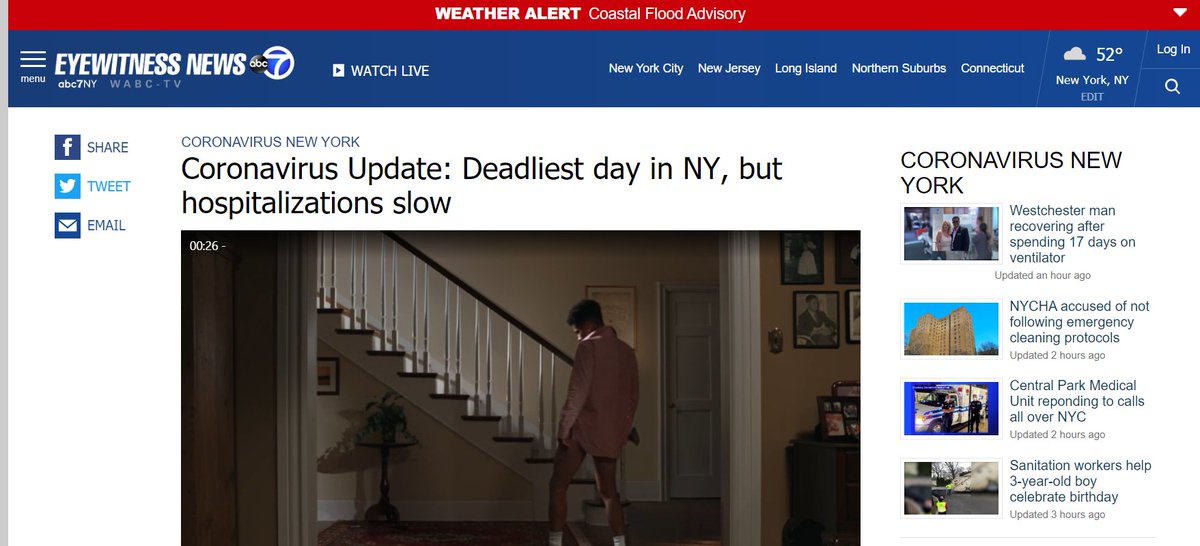 Have we already seen the peak? https://abc7ny.com/health/deadliest-day-in-ny-but-hospitalizations-slow/5989875/