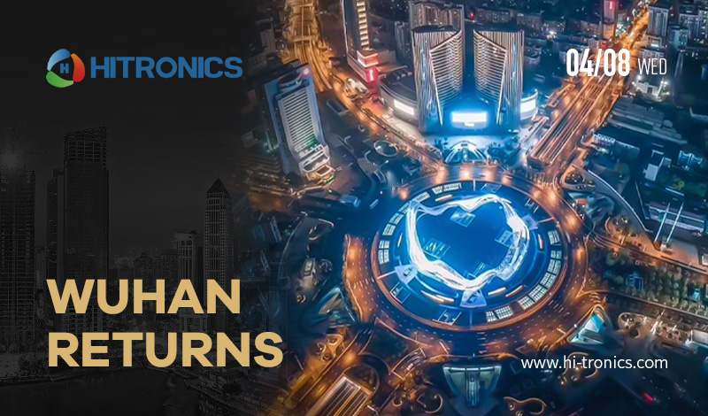HitronicsI's tweet photo. What a breathtaking moment! 
After a long 76 days, Wuhan ends the world's bravest lockdown and returns to everyday life on April 8, 2020. 
Congratulations, Wuhan! A city of heroes! https://t.co/ZWszEh9uvp