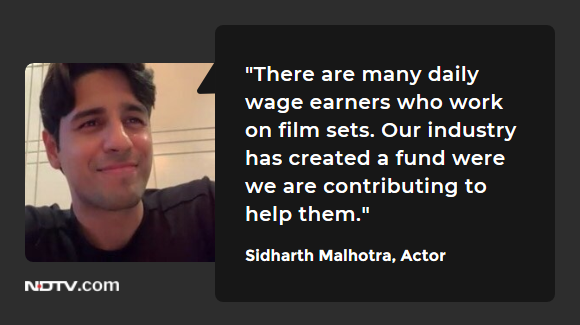 NDTV -  @OxfamIndia  #India4All telethon | Actor Sidharth Malhotra [ @SidMalhotra] on impact of  #CoronavirusLockdown on the poor.