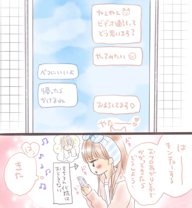 はじめてのビデオ通話? 