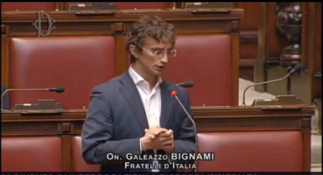 FDI_Parlamento's tweet photo. Il Question Time di @galeazzobignami ed in replica @fabiorampelli al ministro Lamorgese sulle iniziative volte a garantire il rispetto delle prescrizioni relative all'emergenza Covid-19 presso i centri Sprar 
#fratelliditalia
👉 https://t.co/nvW9MX6ezv https://t.co/w4sG7I8JFo