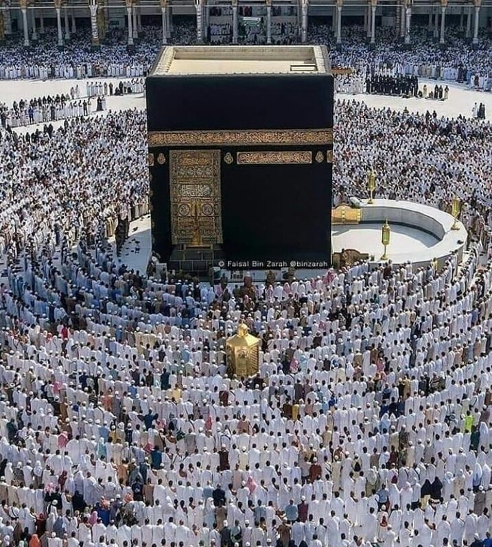 ┈┈​✾•﷽•✾┈┈
🌉جَعَلَ اللَّهُ الْكَعْبَةَ الْبَيْتَ الْحَرَامَ قِيَامًا لِلنَّاسِ
#غـرد_بآيـه