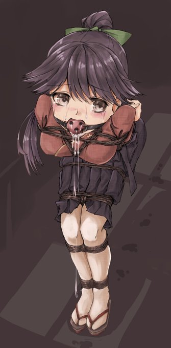 鳳翔さん緊縛(=゜ω゜) 