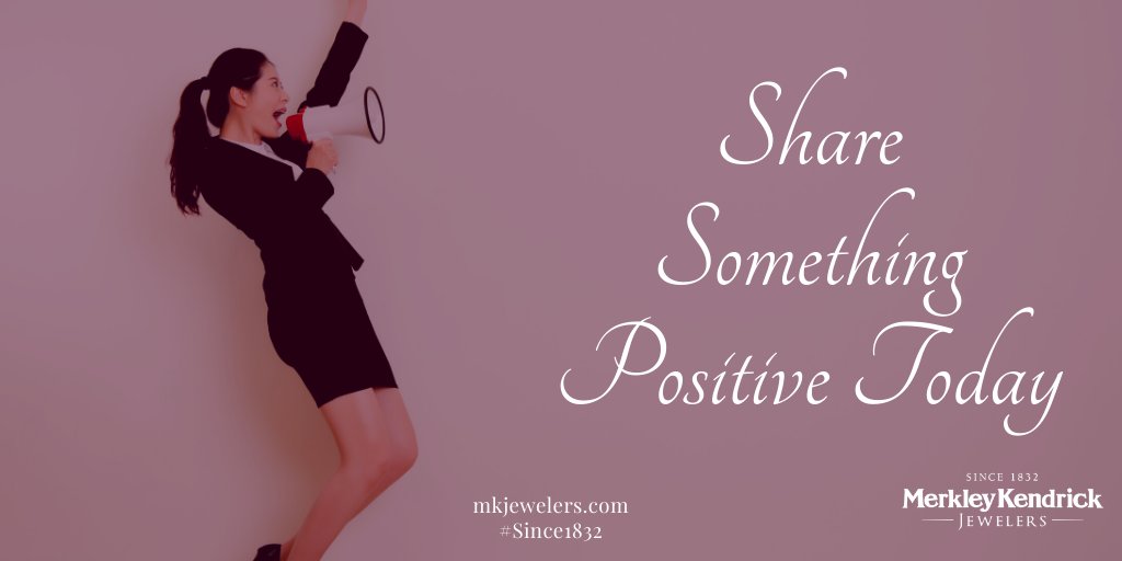 Share something positive with us today! We'll start. We're grateful for our team at #MKJ! They are working from home, connecting with clients, spreading ❤️&amp; keeping celebrations alive during this time of #quarantine. What's the bright spot in your day? #Since1832