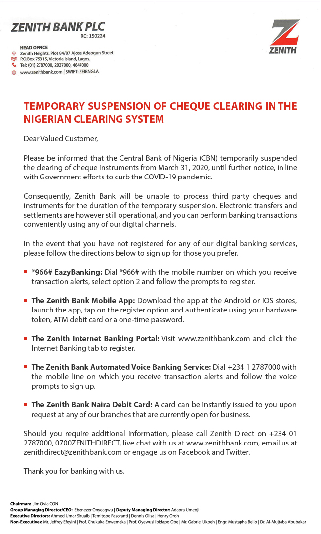 Facebook Zenith Bank Online Opening Account Facebook Zenith Bank