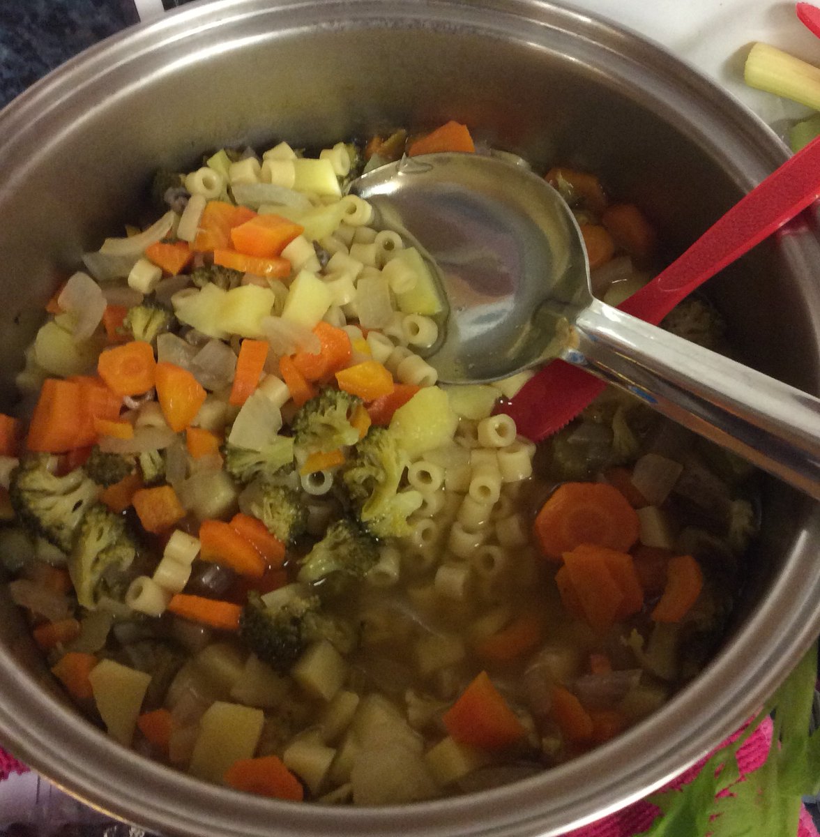 Do you have a special recipe that you like to make as a family? Remember when we made soup and bread in the classroom? Have your child help by making a list of ingredients, locating the supplies and measuring. Have fun and share with us what you made!