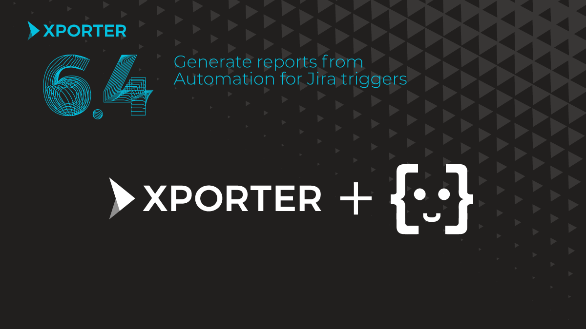 Don't miss the latest #Xporter release! Now <a href="/Jira/">Atlassian Jira</a> admins can automatically generate reports for each rule configured in <a href="/AutomationJira/">Automation for Jira</a>. See what's new » bit.ly/2XgFUXD