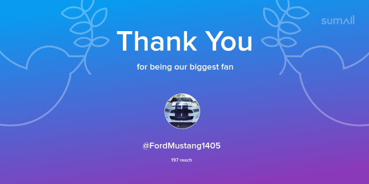 UrAverageTech's tweet photo. Our biggest fans this week: FordMustang1405. Thank you! via https://t.co/XqIzAyOoAb https://t.co/P2EWXAWF7Y