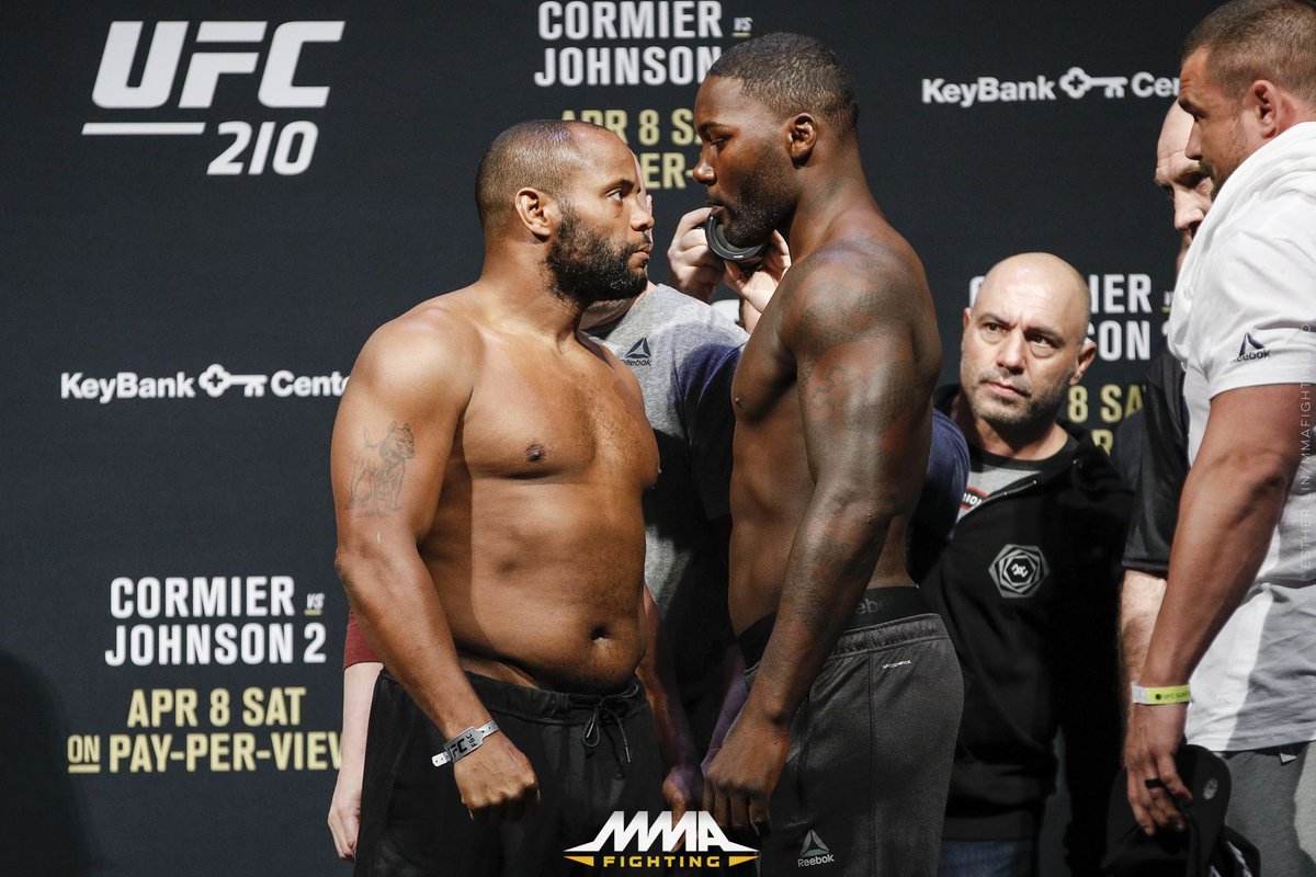 MMAFighting's tweet photo. VIDEO: On this day in MMA: Daniel Cormier defends UFC title, retires ‘Rumble’ (@alexsavas) https://t.co/W31pP62Svh https://t.co/B3irOWdDZs