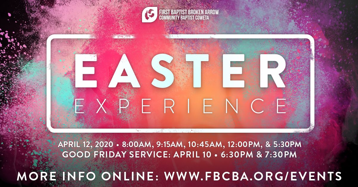 fbcba's tweet photo. Join us as we celebrate #EasterExperience online, Sunday, April 12 at 8:00am, 9:15am, 10:45am, 12:00pm, &amp; 5:30pm!

More info online at the link below: https://t.co/yTfN7Kocb0 https://t.co/KTHrClOwVn