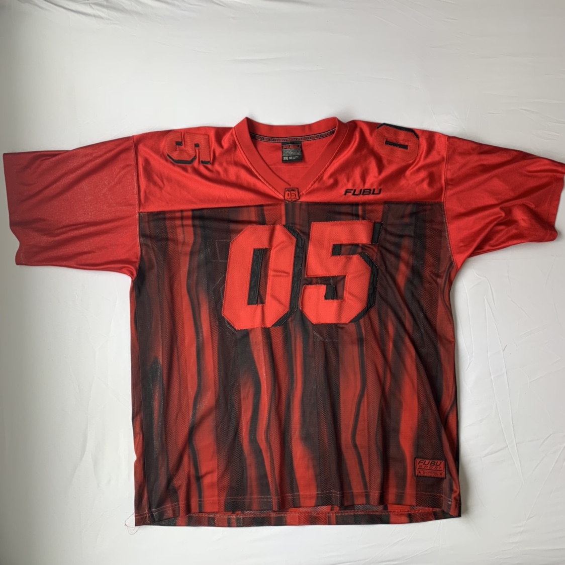 red fubu jersey