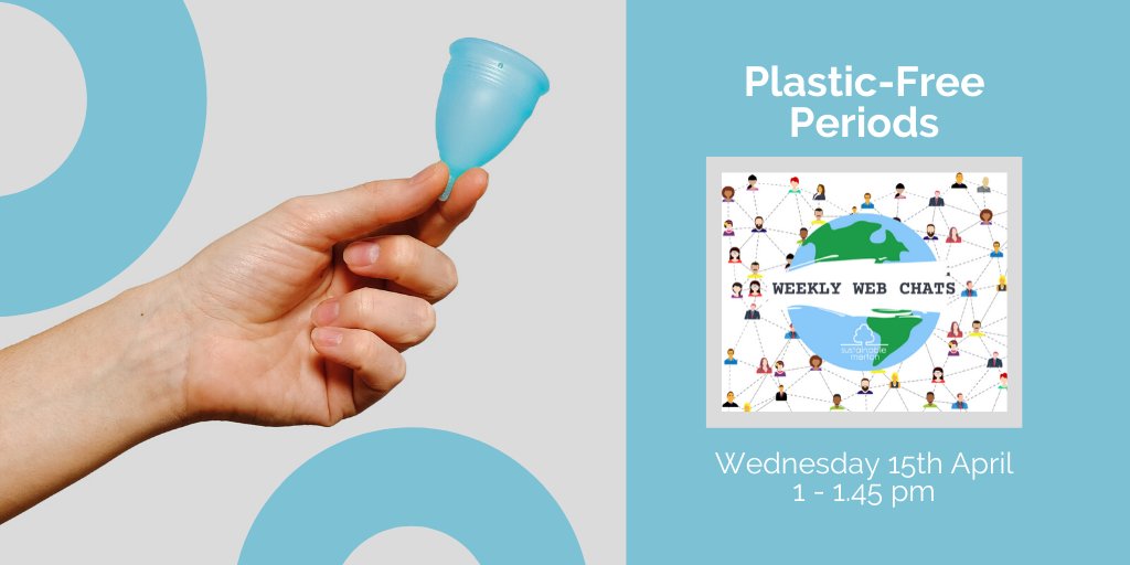 SustainableMert's tweet photo. 🎙️ Join us for our first LIVE #WeeklyWebChat! 🌍
Community Champion & Environmenstrual Ambassador Yasmin will be sharing her expertise in all things #PlasticFreePeriods, a chance to deep-dive into reusables at home, self-quarantine style!
REGISTER today! https://t.co/cGd3dczE3z https://t.co/oeJoZ3HOEW