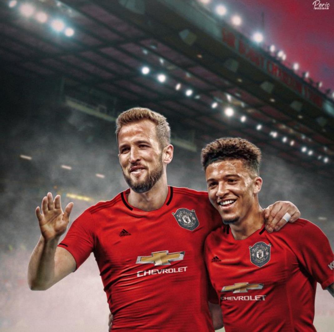 StanUnitedFan's tweet photo. Imagine that happening. Both Kane and Sancho look good in a United kit. I know its very unlikely but we can dream about it ๐
#mufc #transfers #harrykane #Sancho #ManchesterUnited #unitedkit #premiereleague https://t.co/F61nWumamI