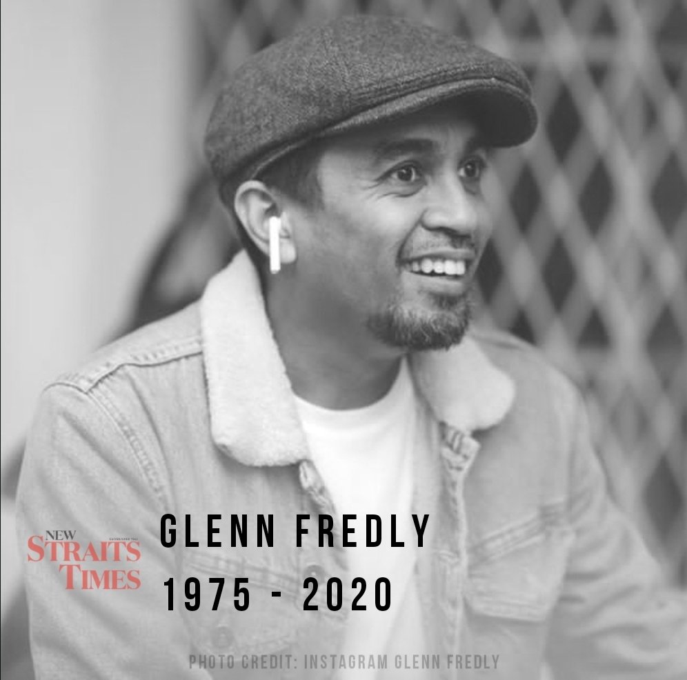 #NSTflash Indonesian singer Glenn Fredly passed away earlier this evening. Not only was he well-known in his home country, the R&amp;B star also made a name for himself in Malaysia. May his soul rest in peace.