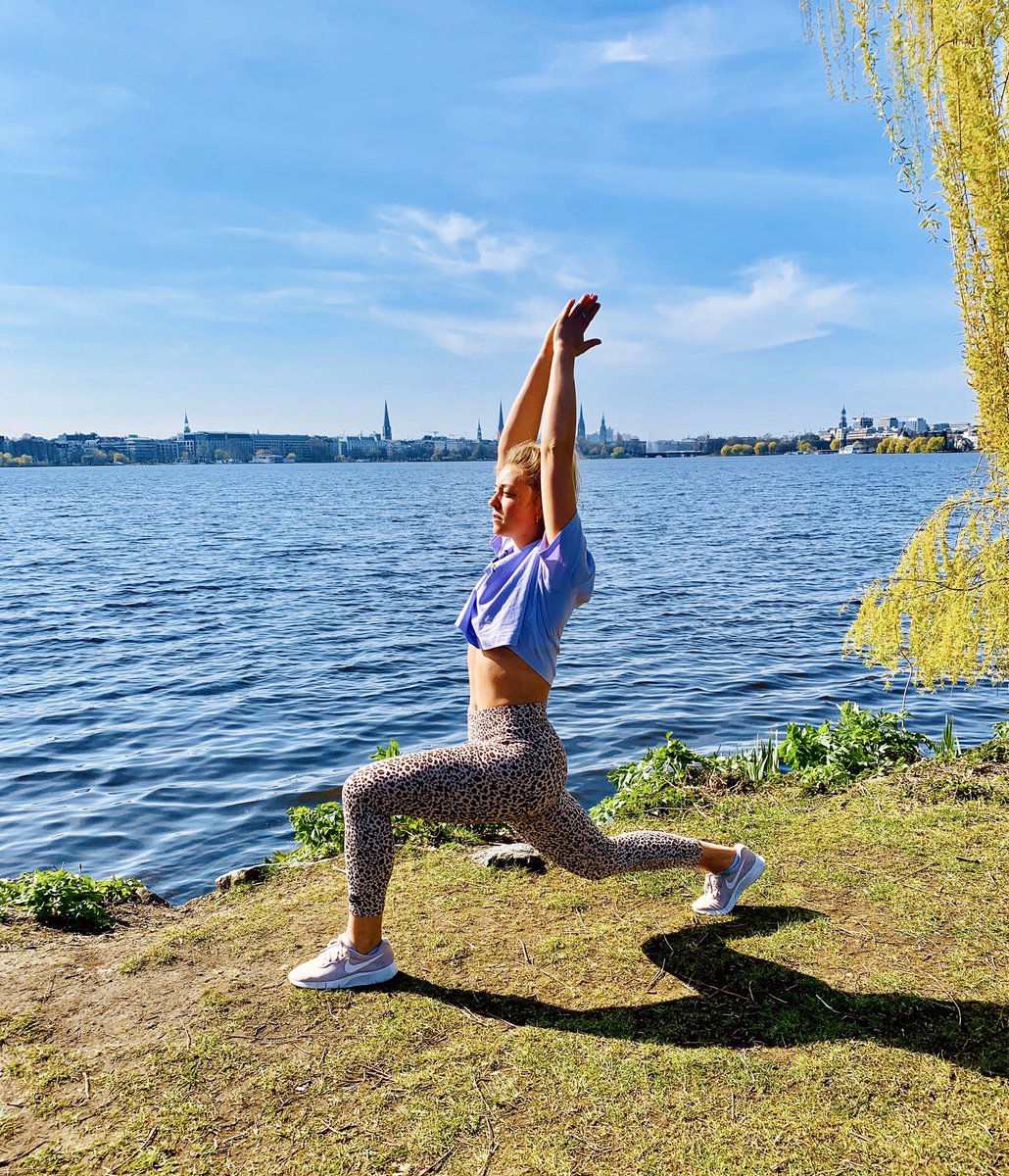 I guess there are worse places for a little yoga session