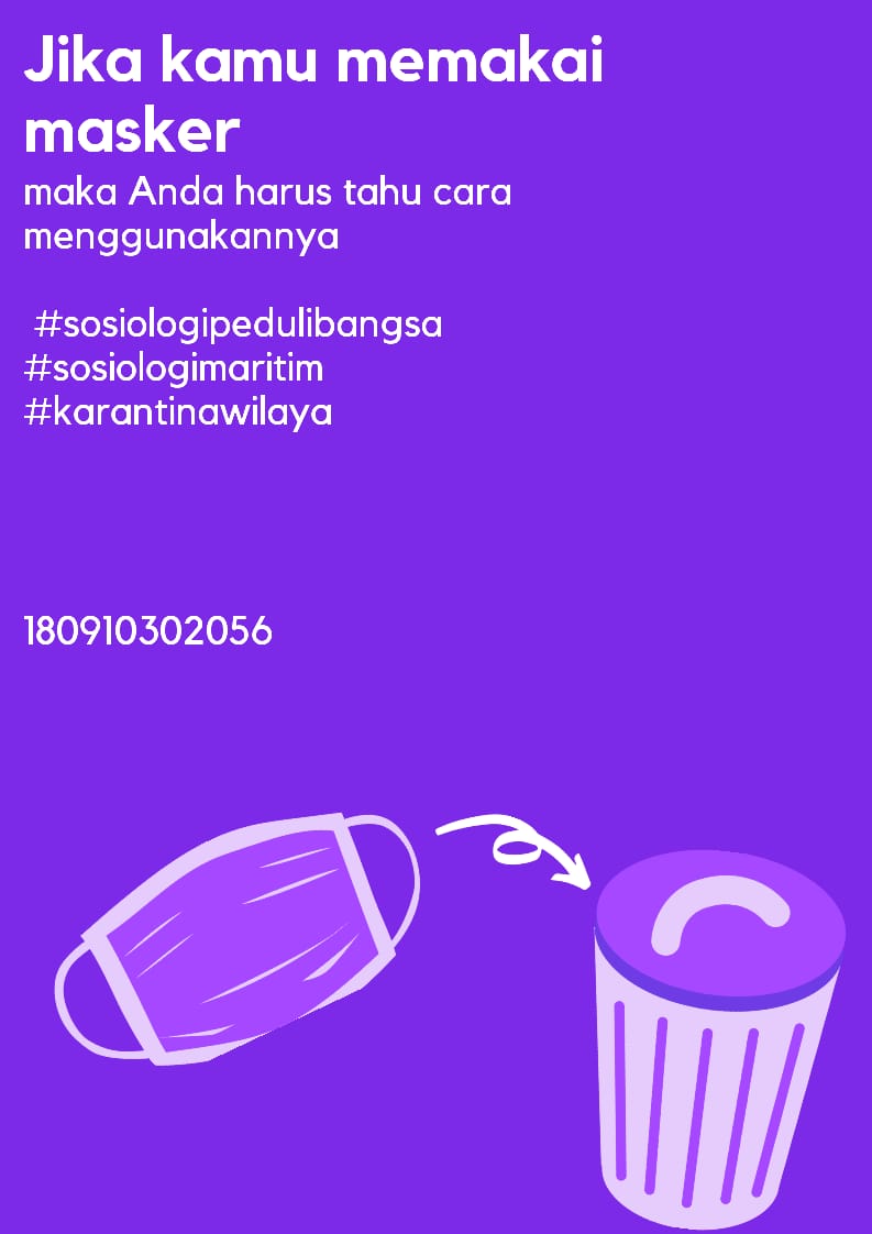 CindyaAyu's tweet photo. #sosiologpedulibangsa 
#sosiologimaritim 
#KarantinaWilayah https://t.co/TmG09X695T
