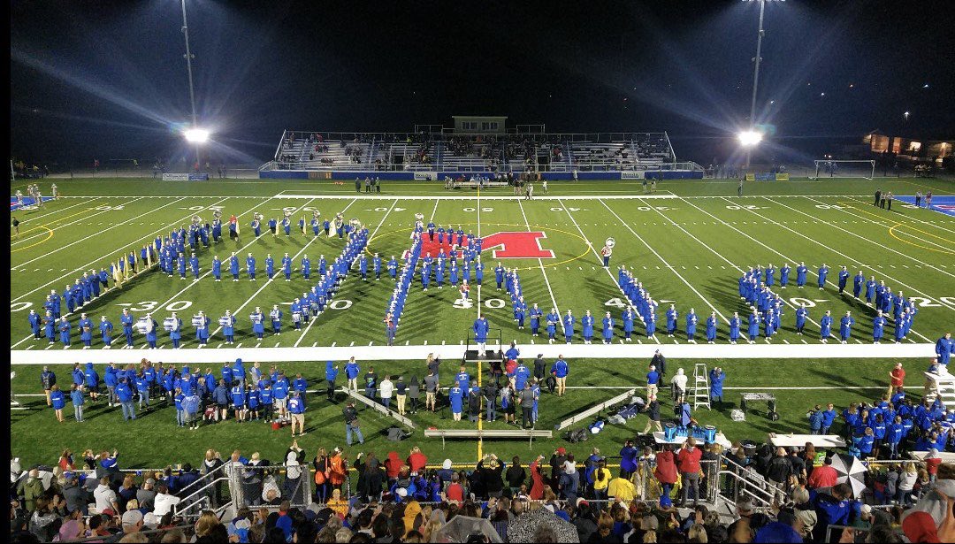 MHSMonarchsAD's tweet image. Today #MyMonarchMemory is @MarysvilleBand doing #scriptohio in Impact Stadium! 

#BeTheBenchmark