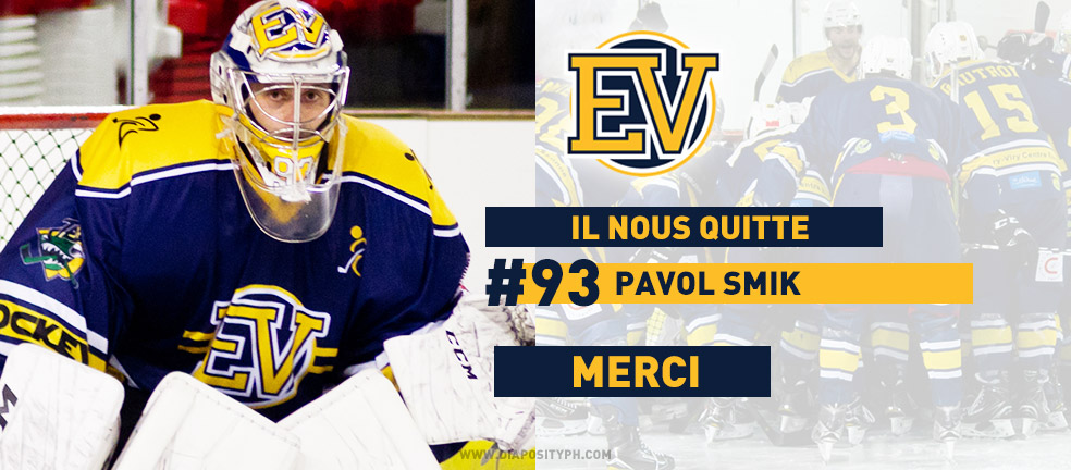 Départ : #93 Pavol SMIK ne sera pas JETS la saison prochaine !  facebook.com/EVH91/photos/a…