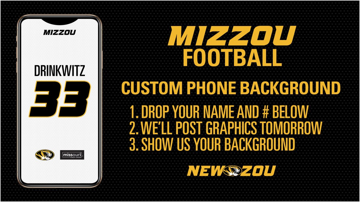 mizzou football jersey custom