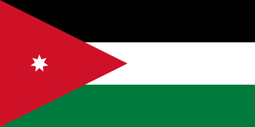 Jordan. 7/10. Adopted in 1928 years after separating from the Ottoman Empire. The black represents Abbasid, the white represents Umayyad, the green represents Fatimid and the red chevron is for Arab revolt. The star stands for the unity of the Arab people.