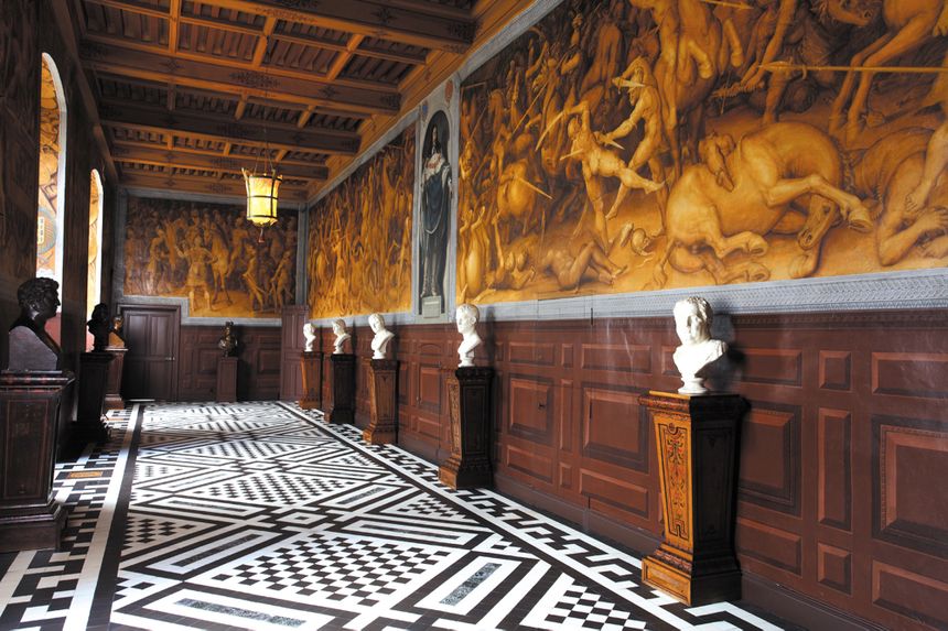 germainpire's tweet photo. RT Flanerie_art: Le Château d’Ancy-le-Franc dans l’Yonne, en Bourgogne. 

L’intérieur du château renferme des peintures murales d’après des dessins du Primatice ou de Nicolò dell’Abbate, des plafonds à caissons, des boiseries finement sculptées, des orne… https://t.co/vreD3jVqyR