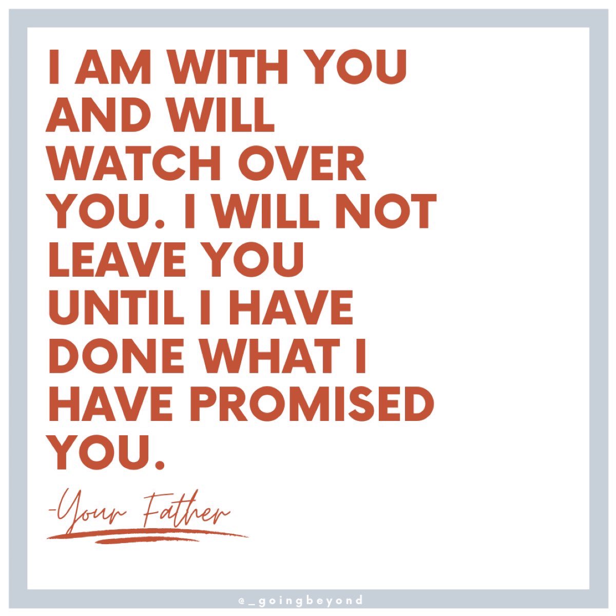 PriscillaShirer's tweet photo. Just Genesis 28:15 💜 https://t.co/WmApErxUd0
