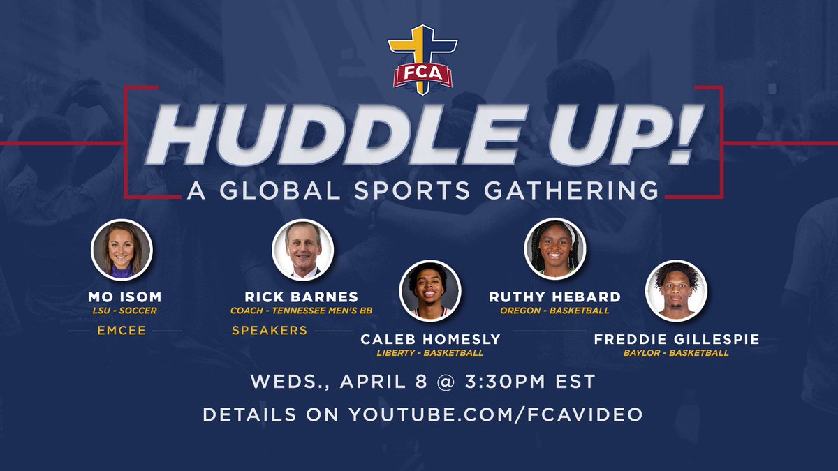 Don’t miss out on today’s Huddle Up!  Happening at 3:30 EST at YouTube.com/fcavideo. #huddleup #fcavirtual #fcabaseball #novafcabaseball