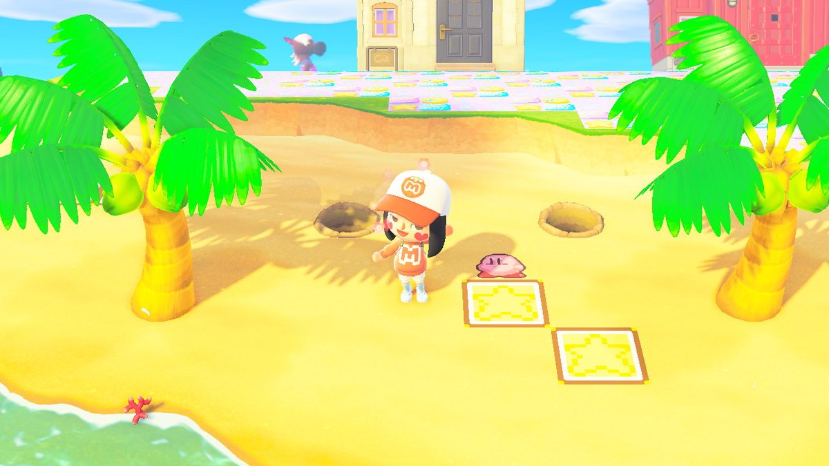 みき𓃟 On Twitter かびたゃ島の浜辺は 星のカービィ64のウルルンスターを 意識して作ってみました V