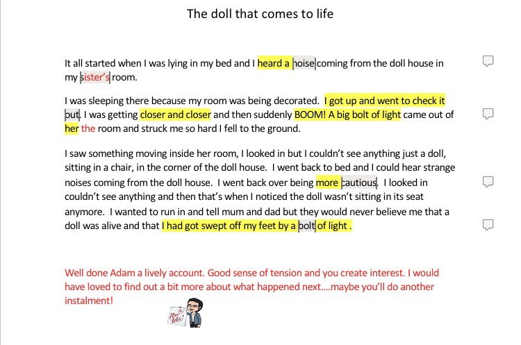 ENG_StJosephs's tweet photo. Another strong contender for worker of the week in year 10 is Adam McFeely!! Lots of work submitted today. 👏👏👏 ⁦@StJosephsDerry⁩ #getwriting #boyscan https://t.co/zVUSZJccTZ
