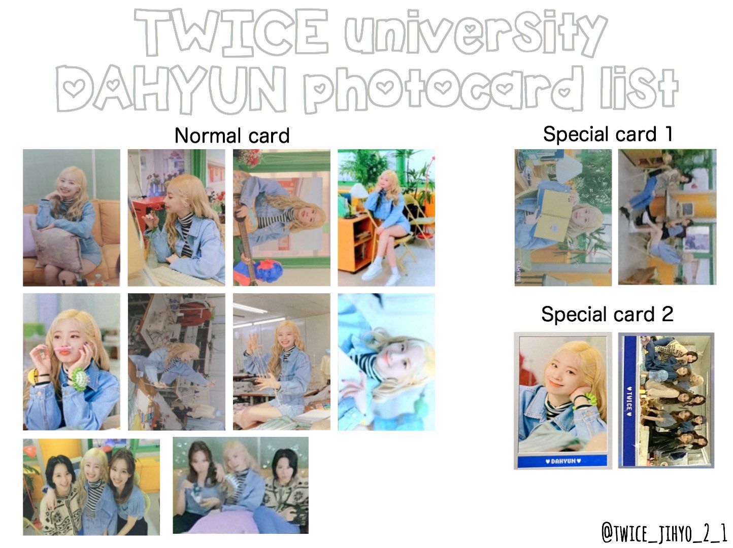 twice university 韓国販売のトレカ TWICE university トレカ 凄惨