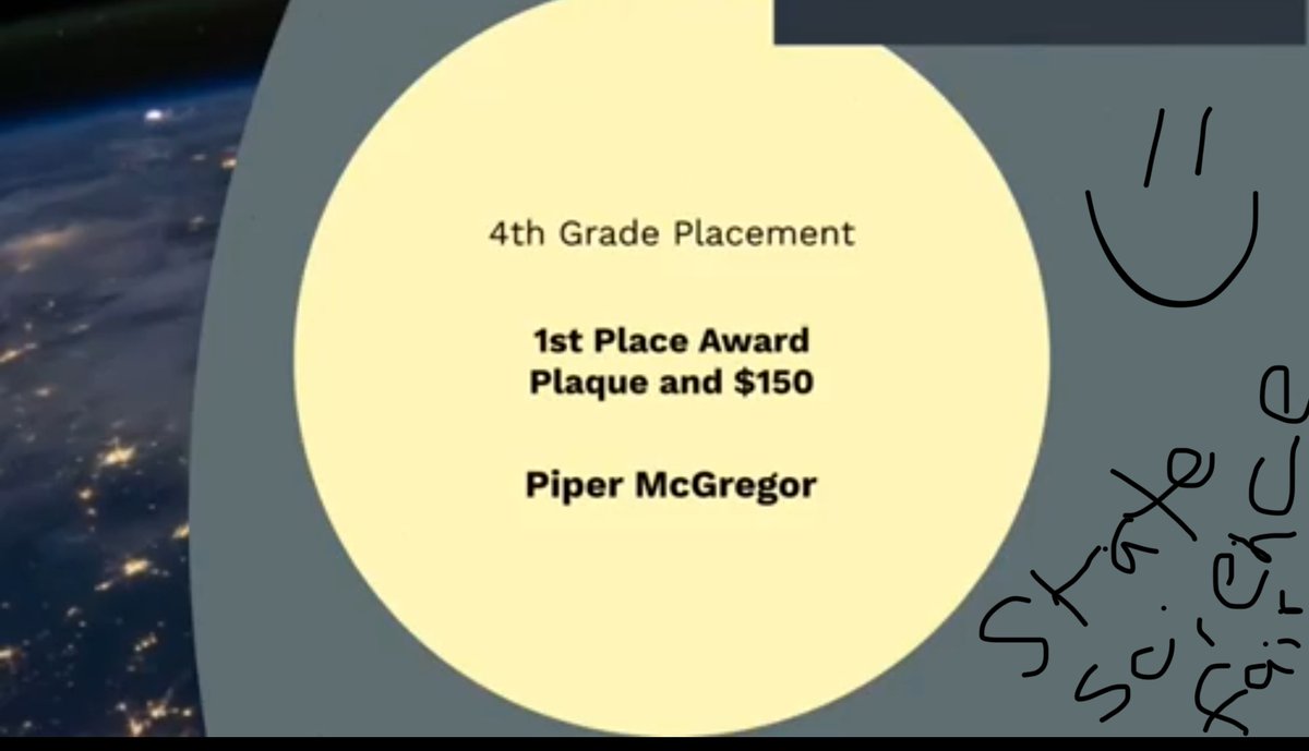RyanParkRhinos's tweet photo. Congratulations to Piper McGregor! 1st place for 4th grade division at the State Science Fair! So proud of you and all who participated! #rprhinos #APride https://t.co/oJoWxN4w7Z