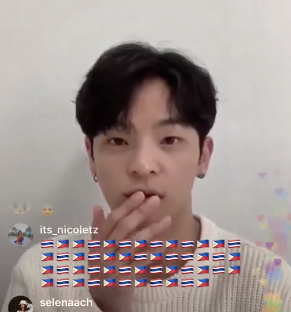 a few hours before his last live, he was playing around with his phone and accidentally started a 3 second live. he didnt know how the app worked and suddenly "you have started a live :D" and he was like :O and switched it off. he thought we wouldnt see it but we all saw it lol