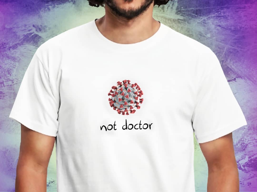 DeBoiten's tweet photo. Dit is wat we nodig hebben in deze tijden. Limited edition No Covid shirts zijn nu tot 1 juno beschikbaar op https://t.co/WquWi5liGQ! Ook wij moeten rondkomen. https://t.co/cR95wuClRg