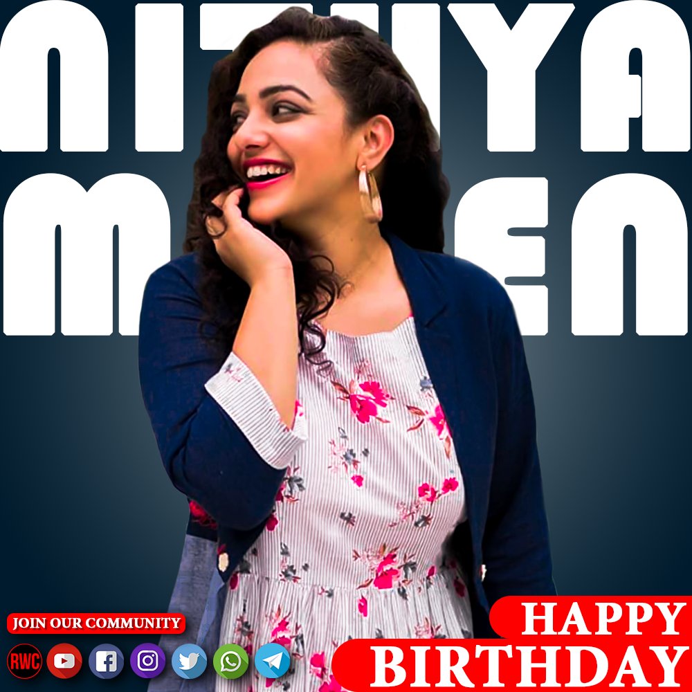 Happy Birthday Nithya Menen    