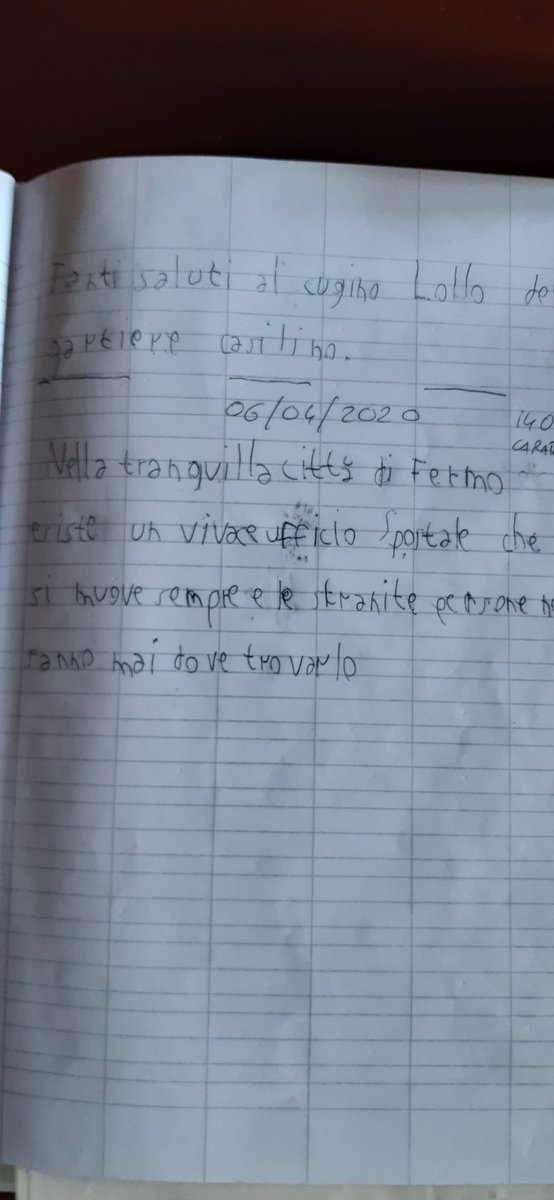 #Rodarisocial <a href="/ProfGrammaticus/">ProfGrammaticus</a> L'ufficio SPOSTALE. Emanuele P.