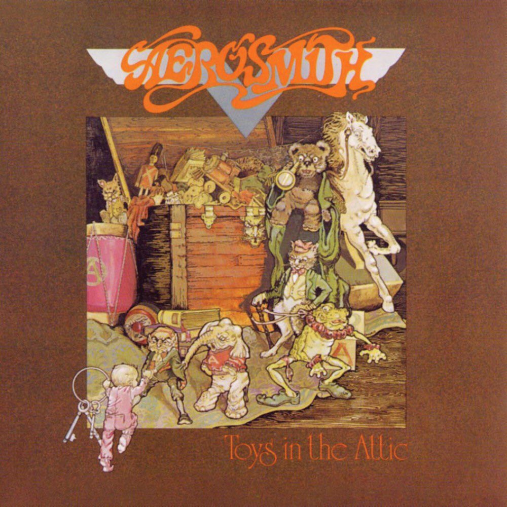 Aerosmith's tweet image. April 8th 1975, #Aerosmith releases 'Toys in the Attic'

Ranked on the Rolling Stone list of 'The 500 Greatest Albums of All Time'. "Walk This Way" and the album's title track are part of 'The Rock and Roll Hall of Fame's 500 Songs that Shaped Rock and Roll' list.