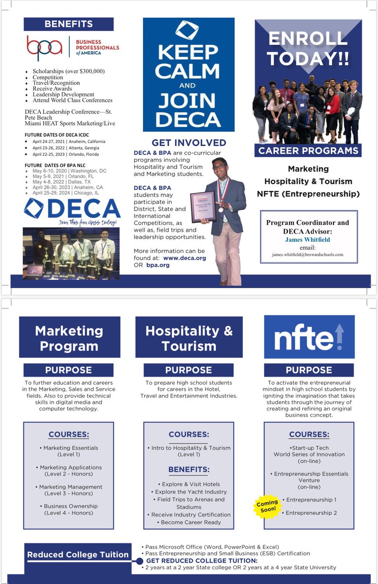 decaflhs's tweet photo. CALLING ALL FLHS STUDENTS INTERESTED IN BUSINESS! Ask your counselor about our business and marketing classes today!!! And check out our insta and website for more information! https://t.co/dhptXk8nbg