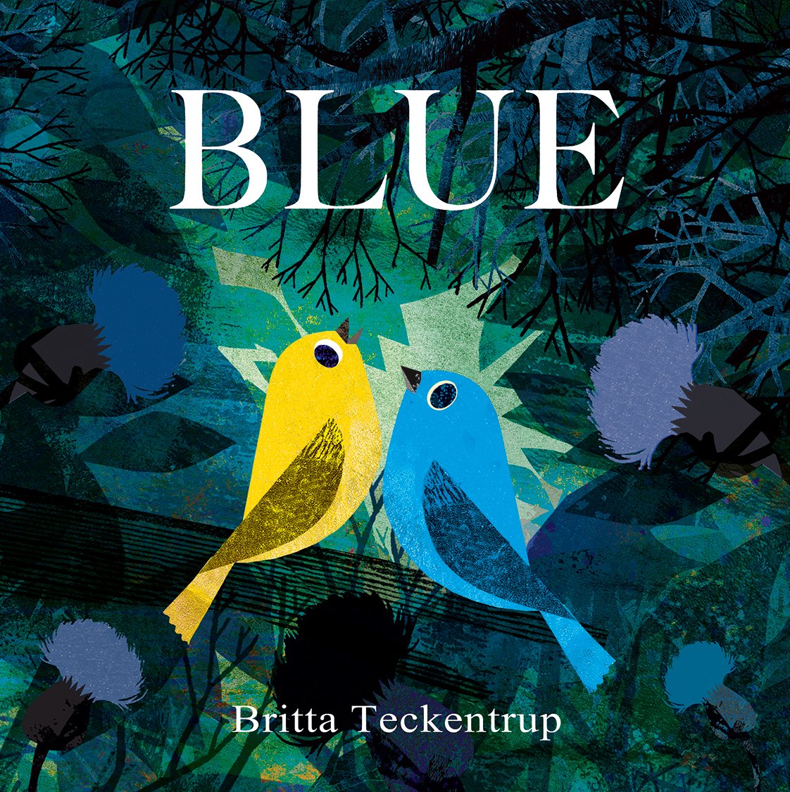 One year after Bologna - BLUE is out now:
"...Blue lives in the darkest depths of the forest. He has long forgotten how to fly and sing. One day, Yellow arrives. He reaches out to Blue with patience and kindness.Little by little, everything changes…"A book about sadness and hope