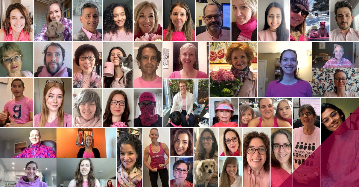 Today, in support of International #DayofPink, Stikeman Elliott firm members are wearing pink to celebrate diversity and to raise awareness against all forms of bullying while they #StayHome.

#VirtualDayofPink