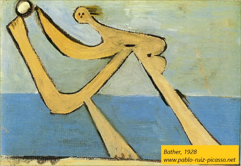 28/34 After this, Picasso paints things the way he thinks of them, in an abstract sense. He takes pieces and reassembles them differently, playing around with the things that make up the object.“I paint objects as I think them, not as I see them”
