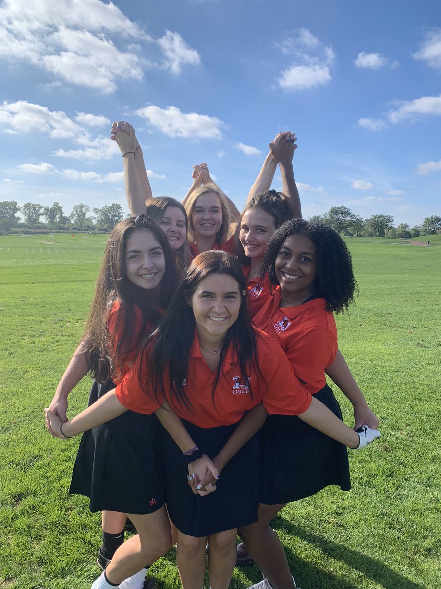 MaristGirlsGolf's tweet photo. throwback to our Marist Girls Golf Senior Night! Thinking of all the seniors during this time and the rest of the Marist community. Stay Healthy!!❤️ #stillmarist https://t.co/hhtG5WkjoC